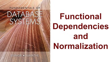 [FDBS] - Ch14 - Functional Dependencies and Normalization