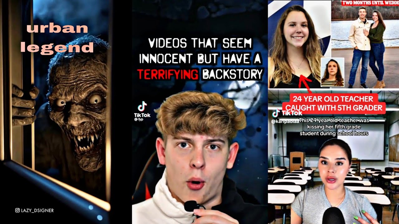 Random Creepy facts True crime scary story Tiktok compilation