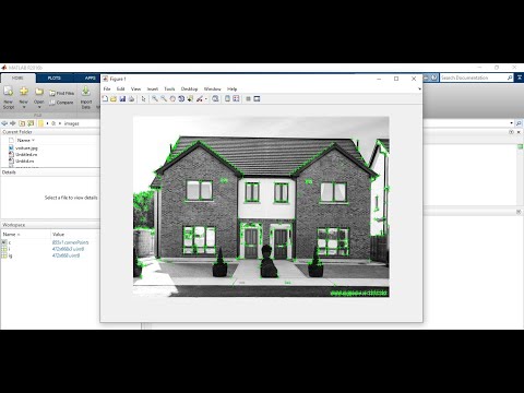 Détection de points d'intérêts  (Points Of Interest) - Harris [MATLAB 2016 Tutorial]