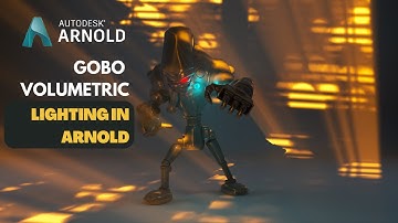 Gobo Volumetric Lighting in Arnold for Maya | #maya #autodesk #3d #arnold #animation #lighting