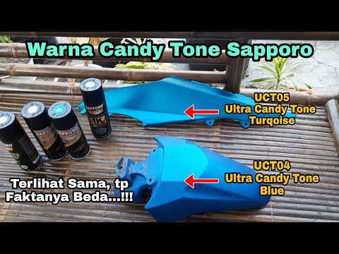 Serupa Tapi Tak Sama, Review Warna Ultra Candy Tone Sapporo - UCT05 dan UCT04 Pake Clear Satin K82