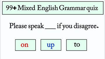 99 + English Grammar Quiz | Grammar In English | Grammar Test