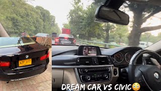 BMW (3Series) vs CivicX....🔥 || Random😬 || Ahmad fights with rana🥺