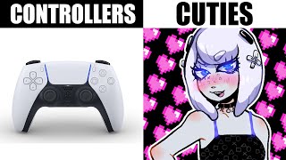 IF GAME CONTROLLERS WERE CUTE GIRLS