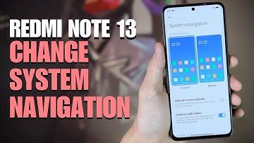 How to change the navigation bar on Redmi Note 13 / Navigationsleiste tauschen / Homescreen buttons