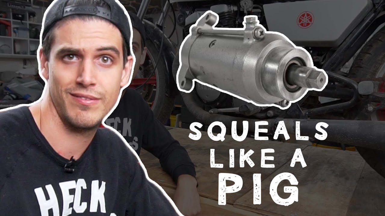 Starter Motor Noise Yamaha XS500 Part 1 YouTube