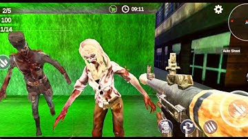 zombie 3D Gun shooter _ Fun Free Shooting Game _ Android Gameplay #2