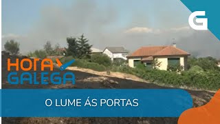 🔥 INCENDIOS en GALICIA: as CHAMAS chegan ata as CASAS, última hora dende dentro