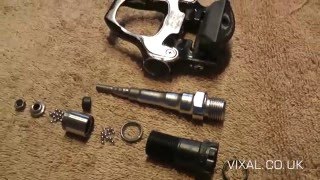 Shimano SPD pedal clean repair stripdown