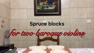 Making spruce blocks for baroque violin making | @erdikoa 