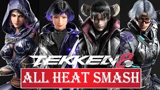 TEKKEN 8 - ALL HEAT SMASH✔️4K ᵁᴴᴰ 60ᶠᵖˢ PS5