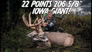 The Hunt For Super Star Joshs 22 Pt 206 58S Iowa Mega Giant Bowmar Bowhunting