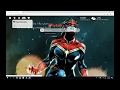 Captain Marvel Comic Chrome Theme