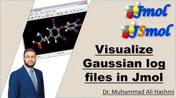 Jmol Tutorial 01 🧪 | How to Use Jmol to Visualize Gaussian Log Files, XYZ Structures