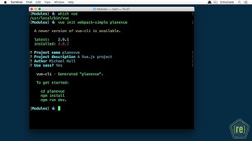 01 Scaffolding A New Project With Vue CLI