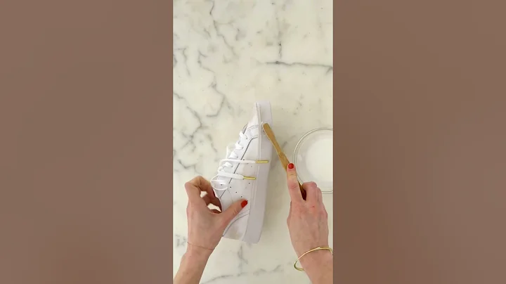 How to Clean White Sneakers and Remove Tough Stains #Shorts