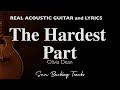 Olivia Dean - The Hardest Part (Acoustic Karaoke) 🎸