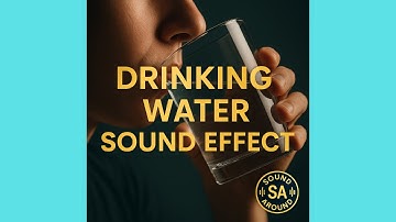 👣 Drinking Water Sound Effect – Realistic Human Audio
