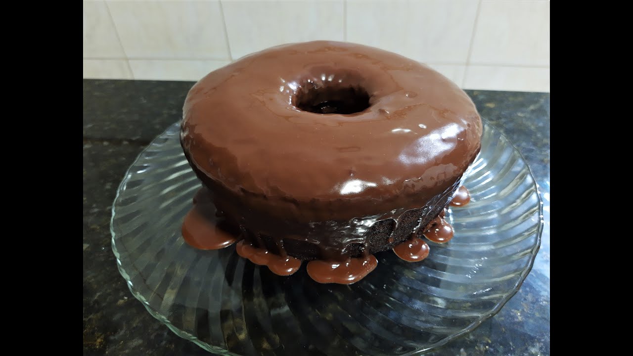 BOLO DE CHOCOLATE/ COBERTURA SEM LEITE CONDENSADO - YouTube
