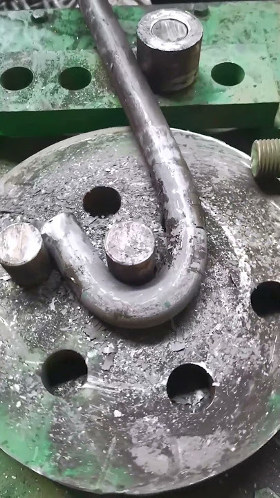 Iron dowel hook bending process- Good tools and machinery make work easy