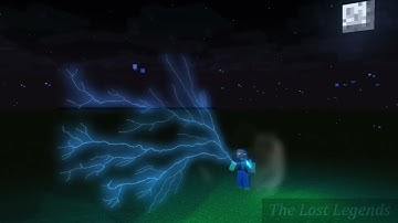 Mine-Imator Herobrine Lightning Effect, Short Animation.