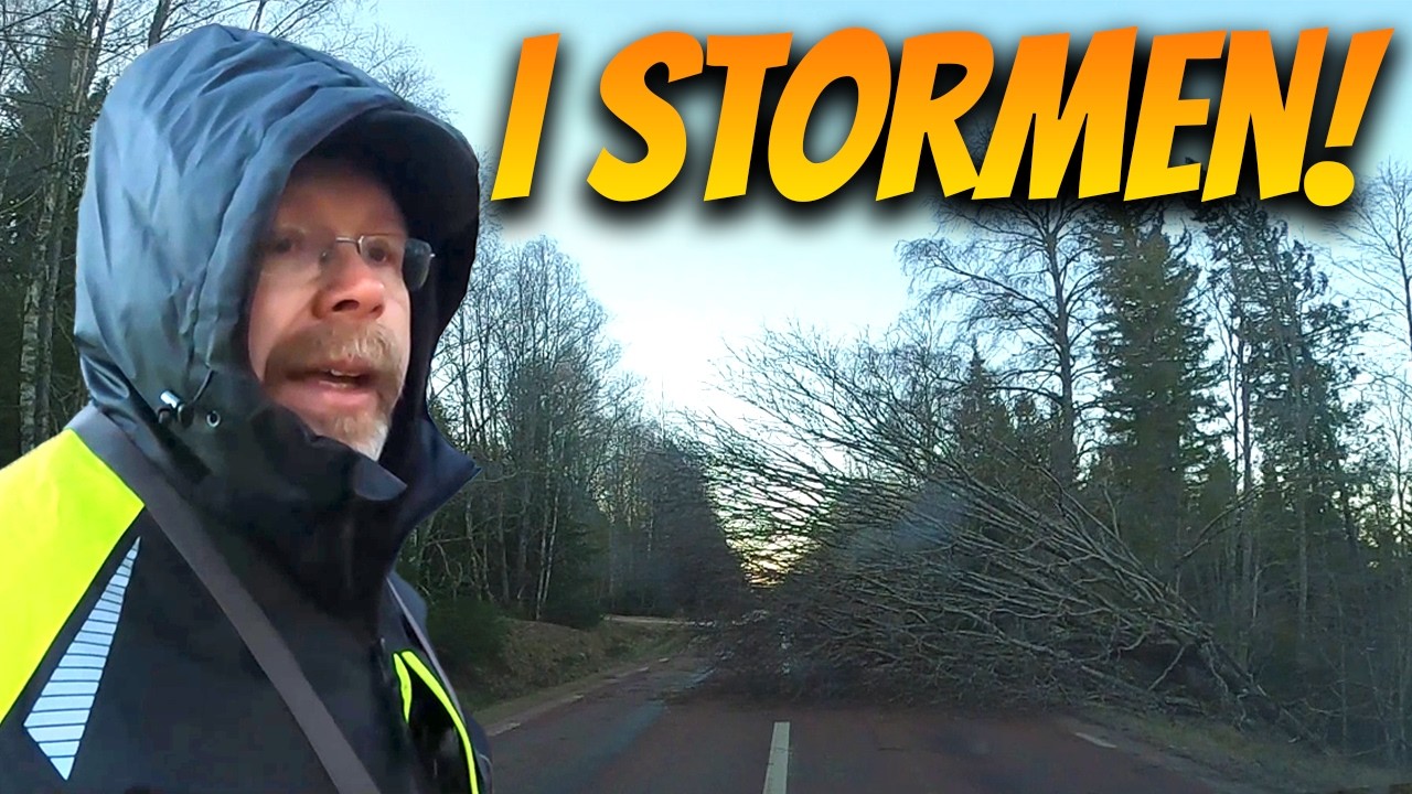 Isfiske i Stormen Johannes! | Fiskelycka