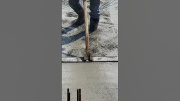 Concrete floor levelling process #construction #goodtools #smartwork #craft #viral #short