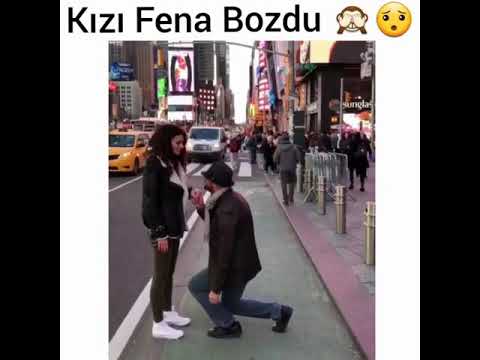 Kız fena bozuldu