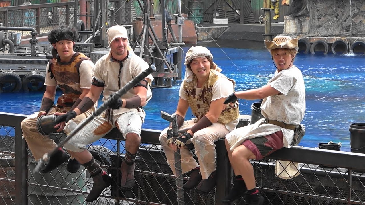 仲間に入れて欲しいんですか！！【USJ ウォーターワールド】Universal Studios Japan WATER WORLD