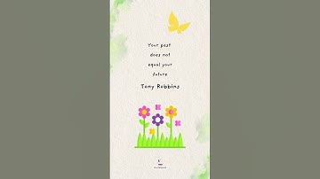 Your Past Doesn’t Define You-Tony Robbins Quote #shortfeed #quotes #positivitychannel #successmind