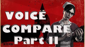 Voice Compare for Tatiana and Myra (Evil Within 1 & 2)