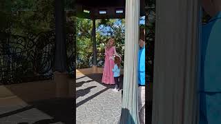 Sleeping Beauty Greeting Guests at Epcot #princess #disney #aurora