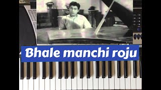 Video thumbnail of "Bhale manchi roju song tutorial on keyboard"