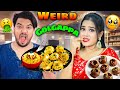 Eating *Weird* GOLGAPPA Challenge 🤮 Gone *WRONG* 🥵 Pizza Golgappa 🤯 Momo Golgappa 😰