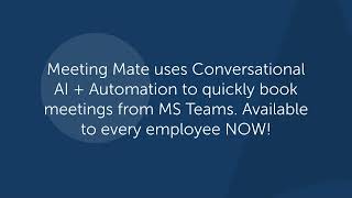 Meeting Assistant to help you book meetings, powered by Gen AI and the Automation Success Platform