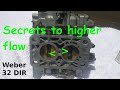 Weber 32 dir part 2 how to assemble a shaft for better performance and diveability