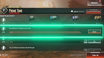 Apex legends Use Ultimate 2 times in any mode Complete Task ✅