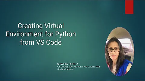 Creating Virtual Environment for Python from VS Code
