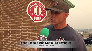 Reportando desde Depto. de Bomberos Condado de Chelan