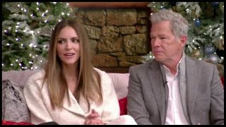 Katharine McPhee Foster &amp; David Foster - Interview + Jingle Bells with Kelly, Ryan &amp; Santa Claus