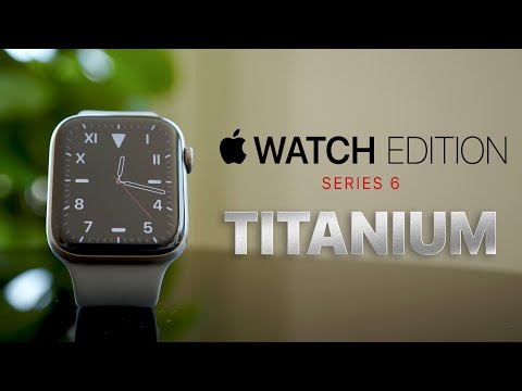 Apple Watch Edition Titanium Series 6 with Inverness Green Braided Solo Loop - UNBOXING