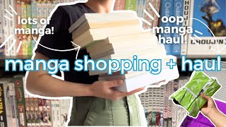 manga shopping + haul | i got so much manga!