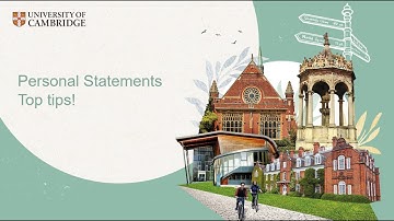 UCAS Personal Statement top tips - Cambridge Foundation Year