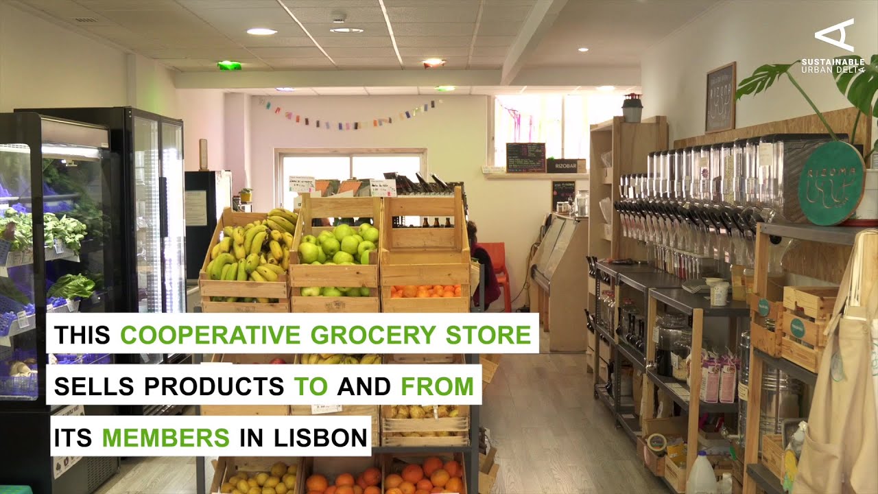 This cooperative grocery store sells products to and from its members