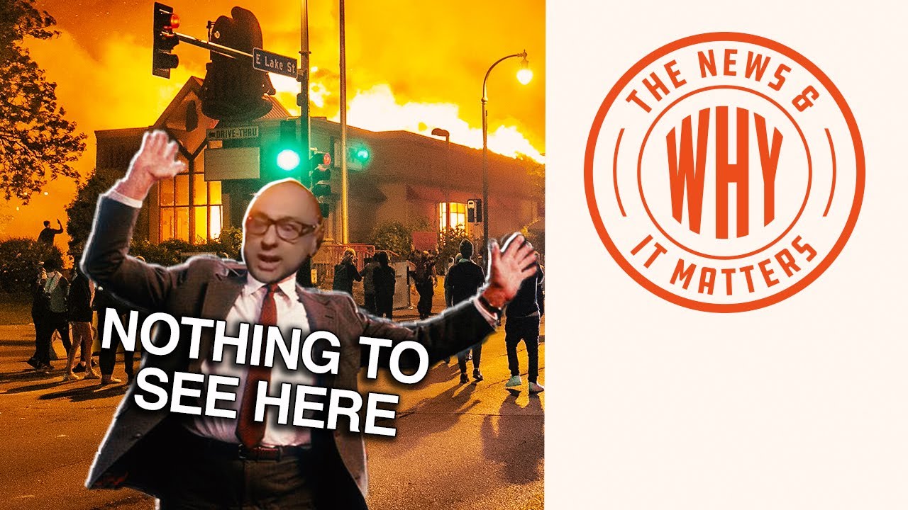 Peaceful Protest? MSNBC Reporter Ignores the Burning Building The