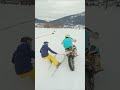 Skiing Meets Motocross