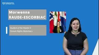 Testimony of a student of IDHL (UCLy) - Morwenna RAUDE ESCORBIAC