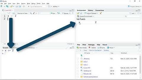 Criando variável no R com RStudio