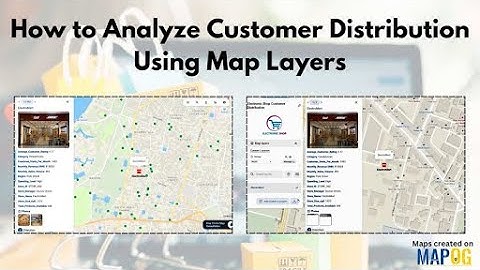 Analyze Customer Distribution Using Interactive Map Layers #mapog #interactivemap #customer #viral