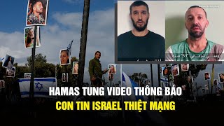 Hamas tung video thông báo con tin Israel thiệt mạng